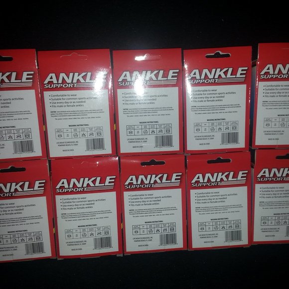10X 2PK Ankle Support/Braces Pullover lifeweartech - Picture 3 of 8